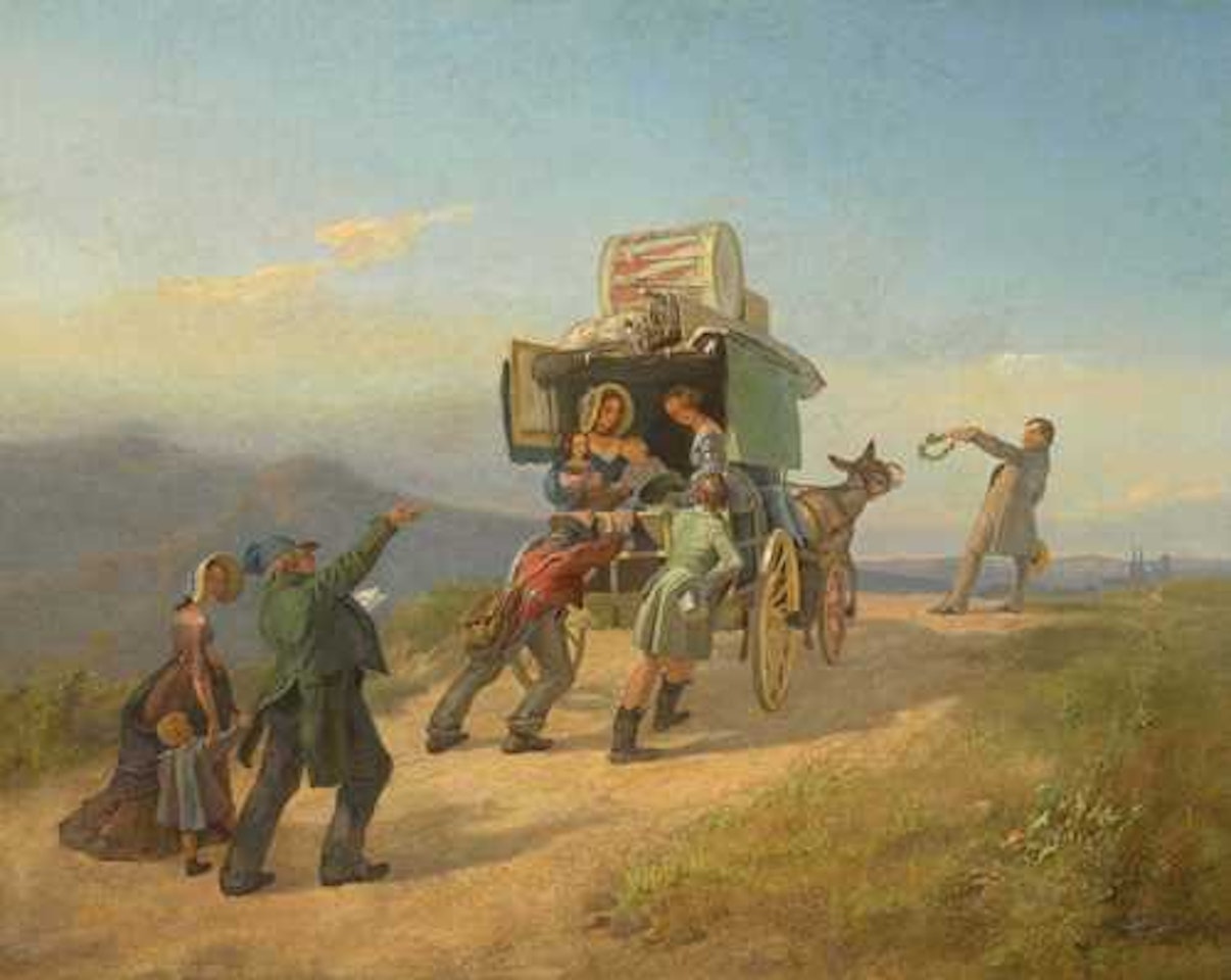 Fahrende Komödianten by Carl Spitzweg