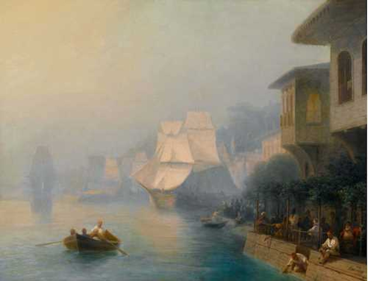 View over the Bosporus by Ivan Konstantinovich Aivazovsky