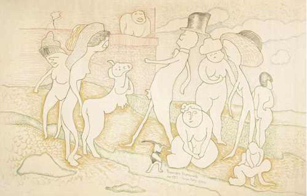 Premiere Promenade in 1912 by Man Ray