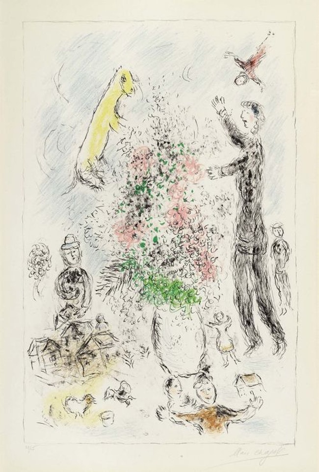 Les lilas by Marc Chagall