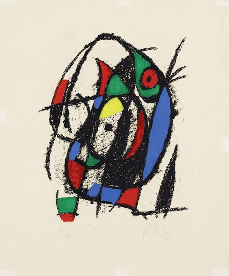 from: Lithograph II by Joan Miró
