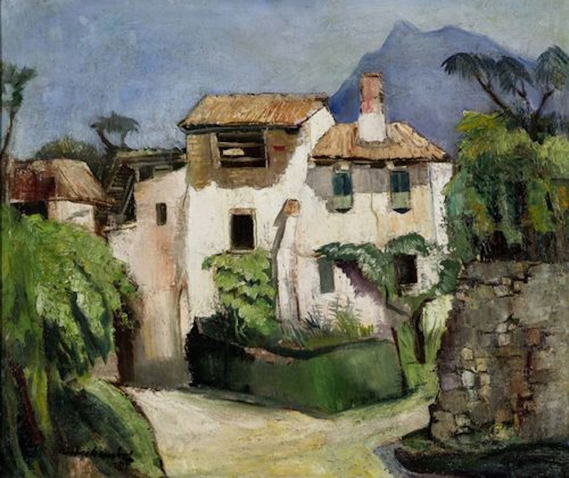 Homestead in southern sunshine by Franz Heckendorf