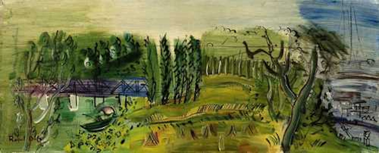 The Seine at Saint Cloud by Raoul Dufy