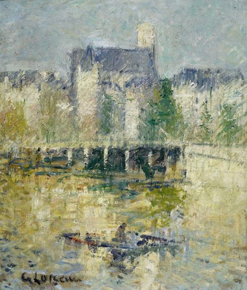 Le Pont de Moret sur Loing by Gustave Loiseau