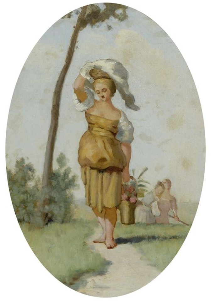 Hébé, the déesse of the youth. by Ferdinand Hodler