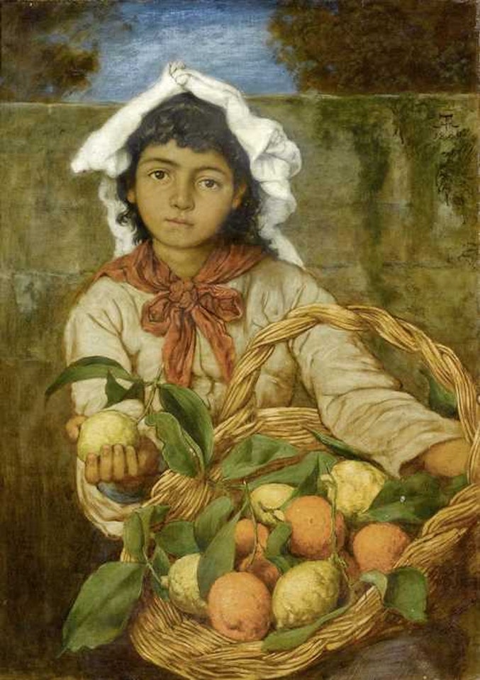 The lemon seller by Hans Thoma