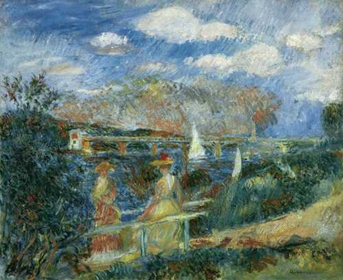 Bank of the Seine in Argenteuil by Pierre-Auguste Renoir