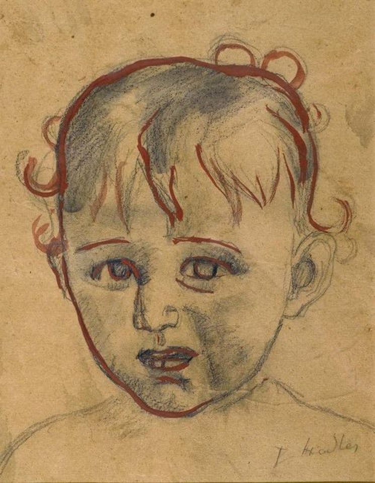Portrait sketch Paulette by Ferdinand Hodler