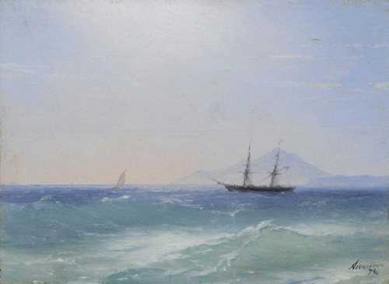 View of Ischia by Ivan Konstantinovich Aivazovsky