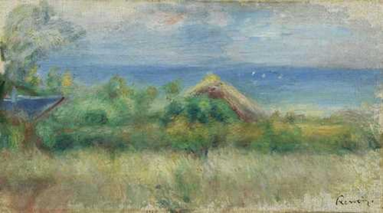 Paysage with fond de mer. by Pierre-Auguste Renoir