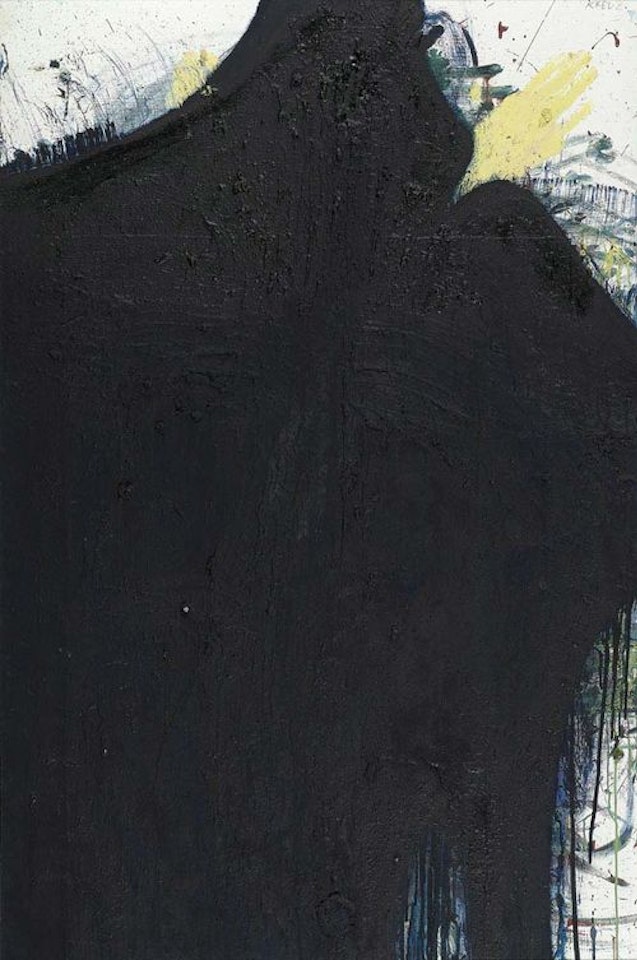 Cloak and cross by Arnulf Rainer