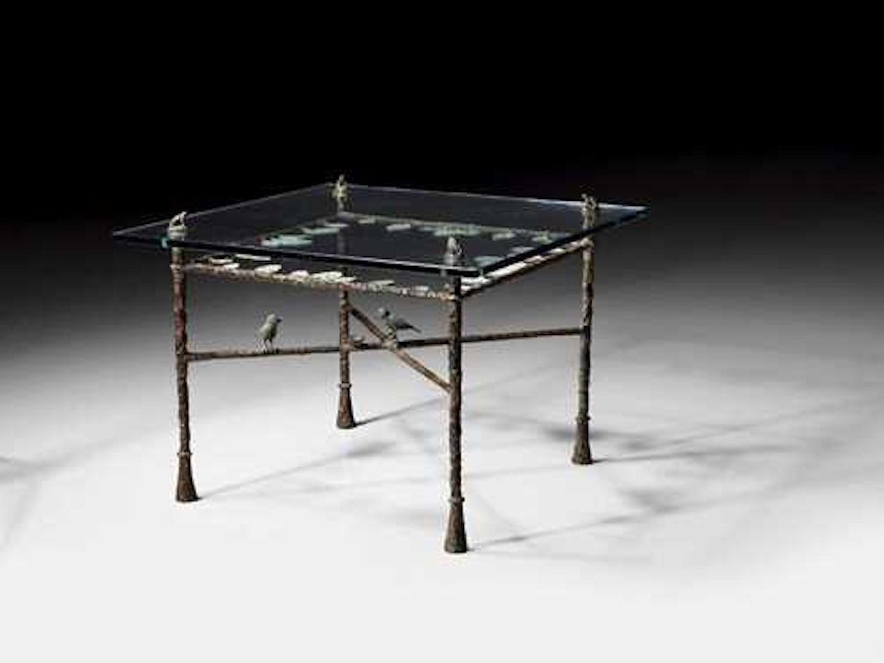 La table feuilles by Diego Giacometti