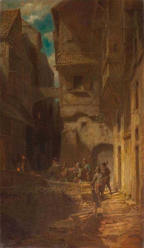 Die Scharwache by Carl Spitzweg