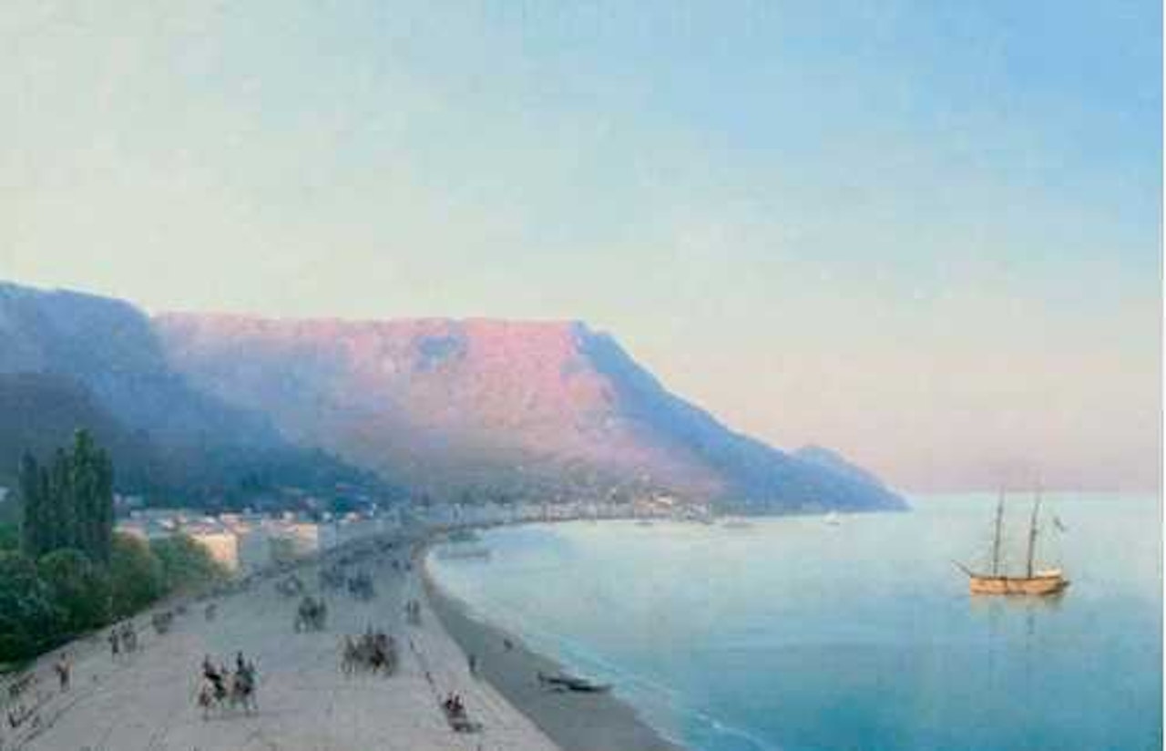 View of Yalta by Ivan Konstantinovich Aivazovsky