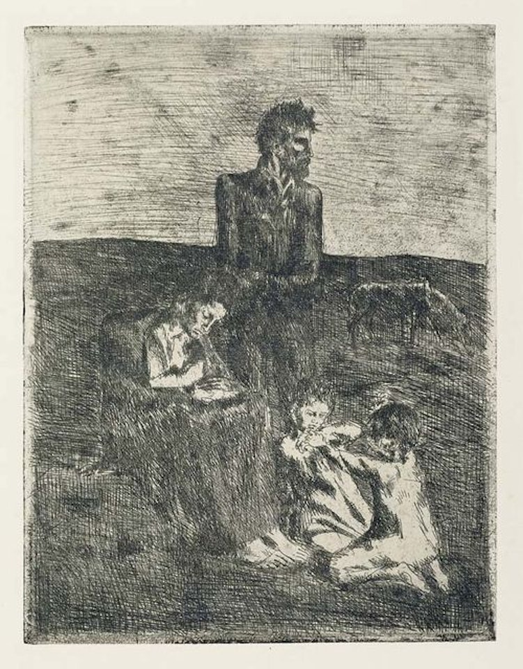Les Pauvres by Pablo Picasso