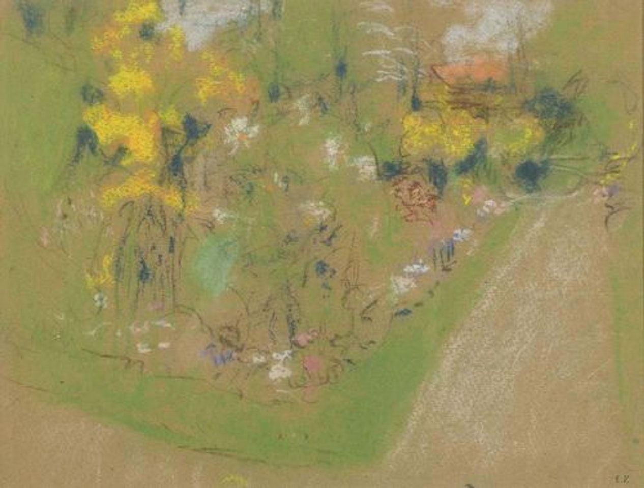 Jardin du clos Cézanne by Édouard Vuillard