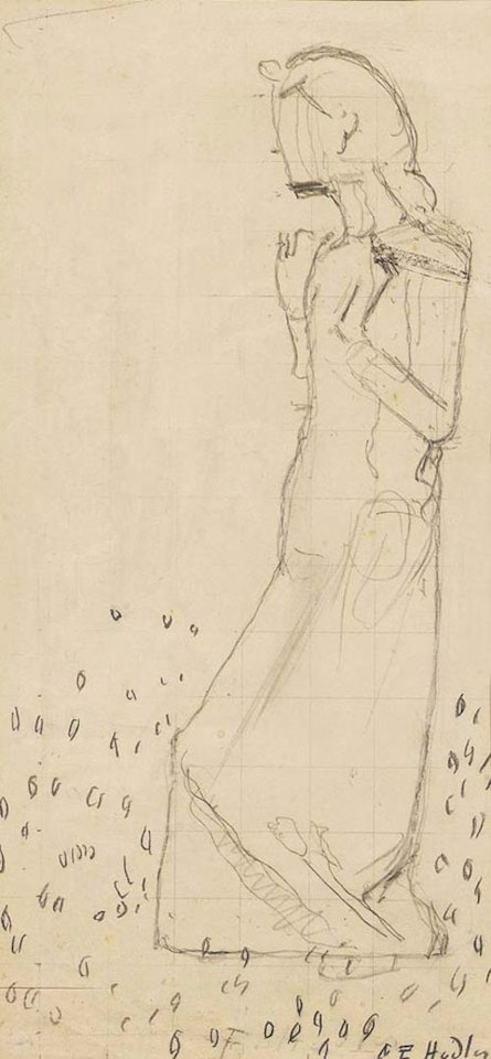 Study on "Sensation" by Ferdinand Hodler