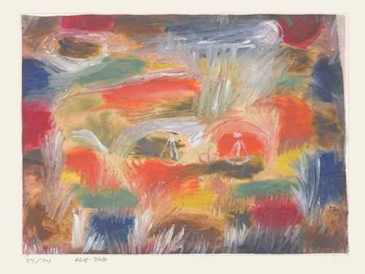 Reed ships by Paul Klee