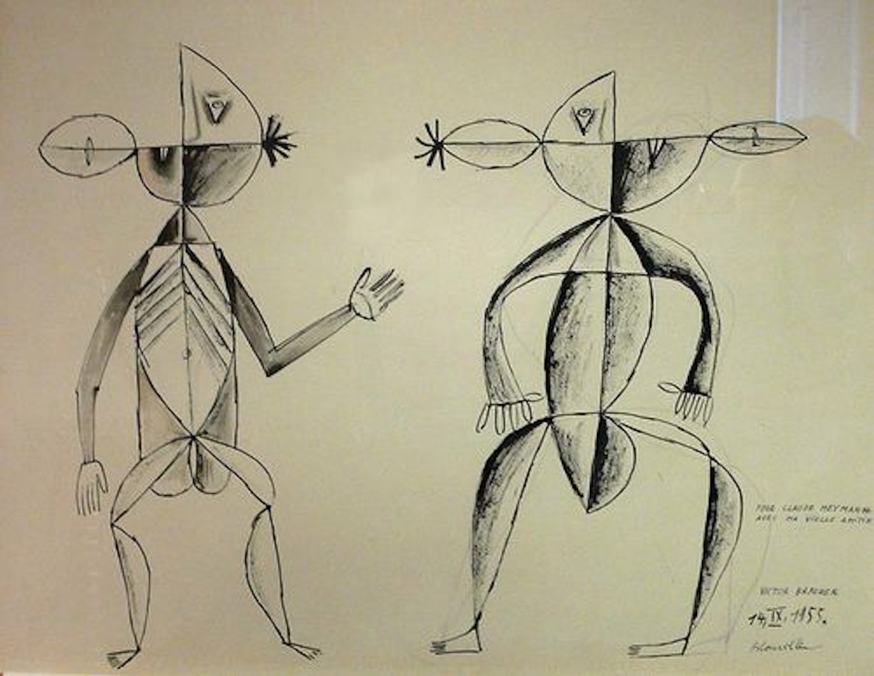 Adam and Eve by Victor Brauner