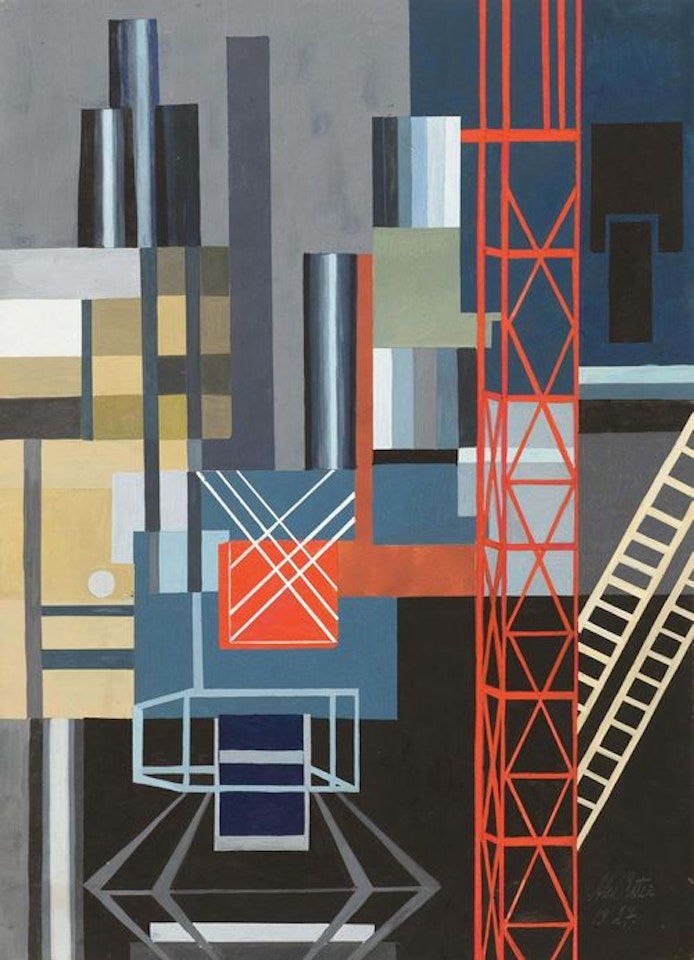 Constructivist stage design by Alexandra Exter