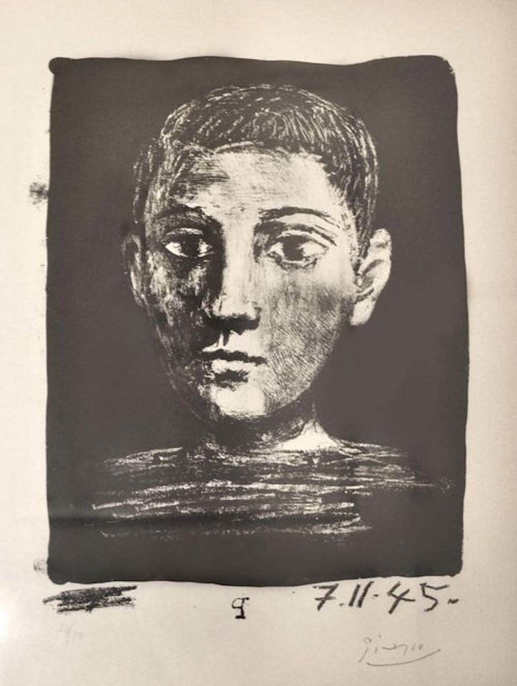 Boy"s head by Pablo Picasso