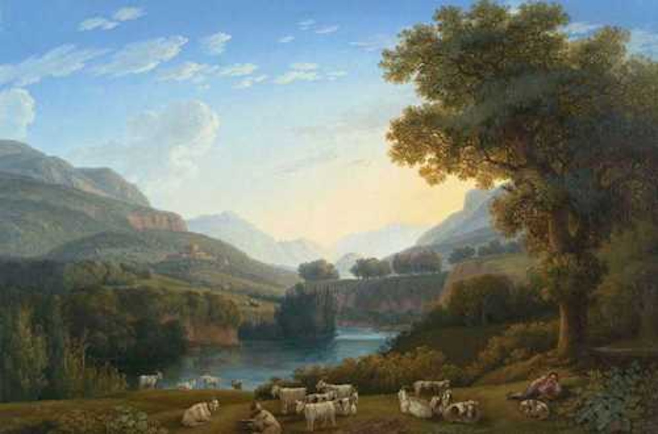 ) In the Roveto valley by Jacob Philipp Hackert
