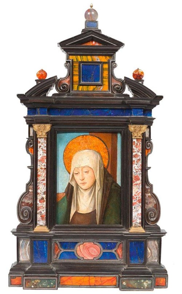 Portrait of a female saint by German School