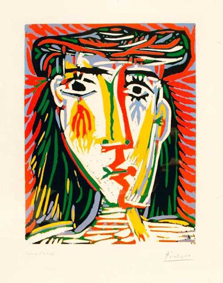 Woman in hat by Pablo Picasso