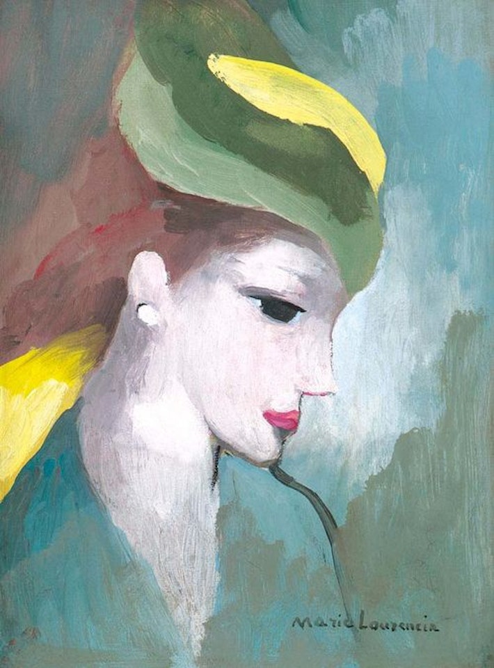 Portrait of a girl by Marie Laurencin