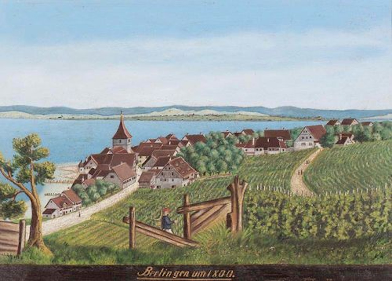 Berlingen around 1800 by Adolf Dietrich