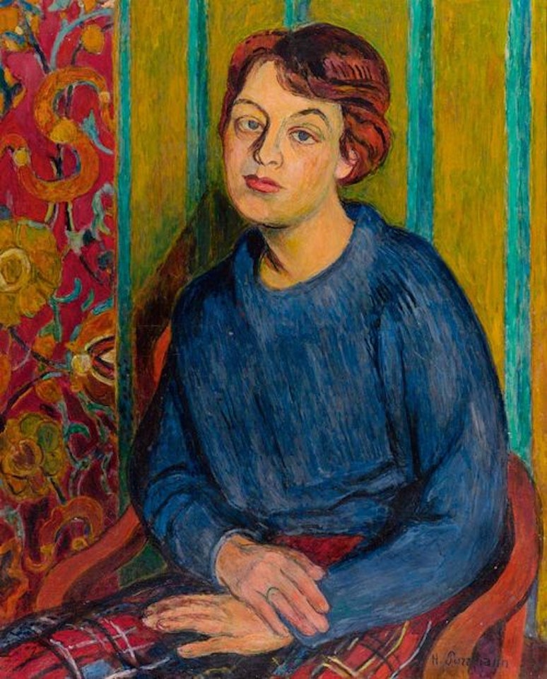 Portrait of Mrs. G. 1959 by Hans Purrmann