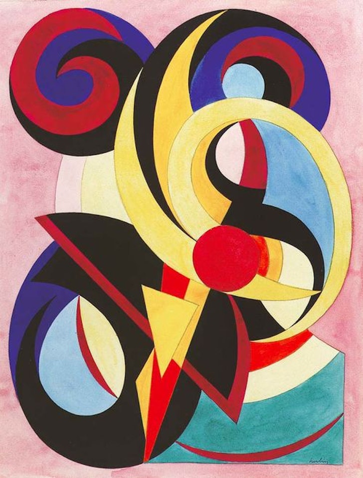 Composition, untitled by Auguste Herbin