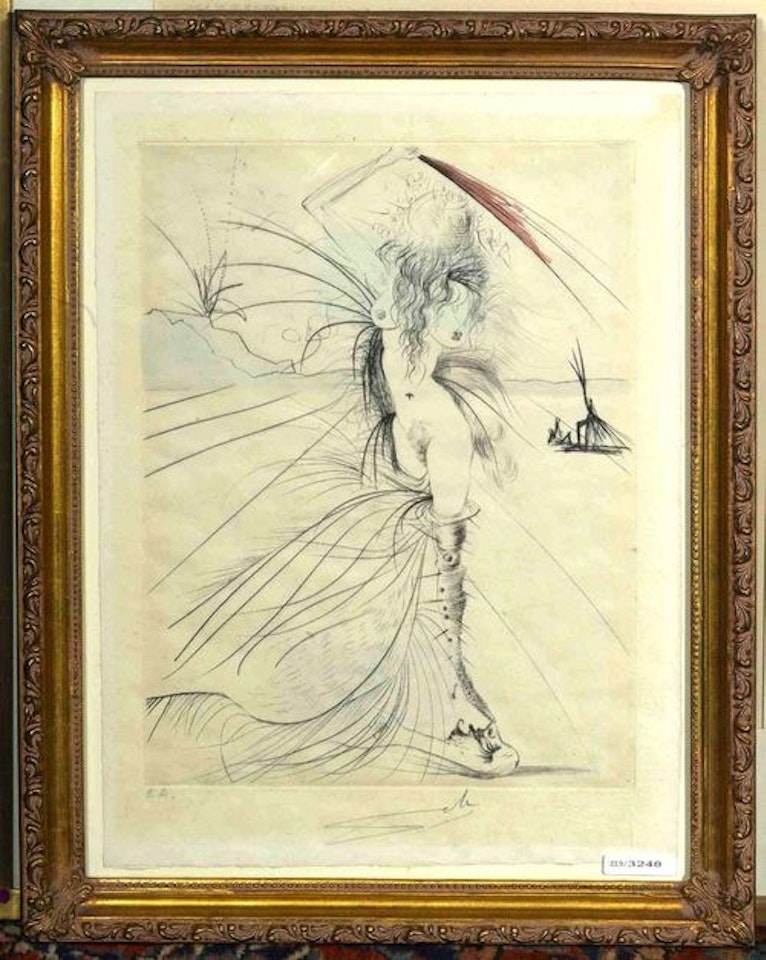 From the series "Venus in Fur". Les Aigrettes by Salvador Dali