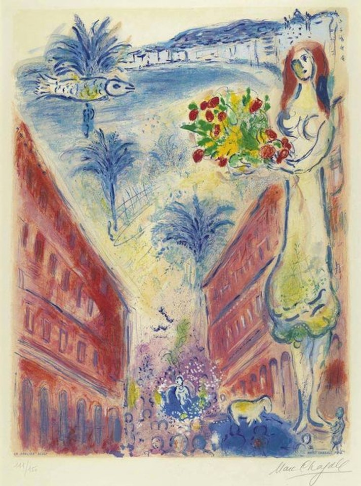 Nice and the Côte d"Azur by Marc Chagall