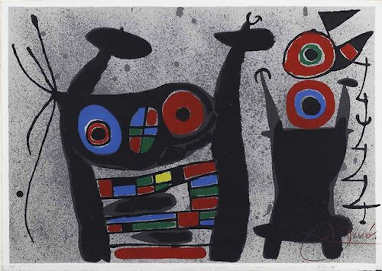 From "Le lézard aux plumes d"or" by Joan Miró