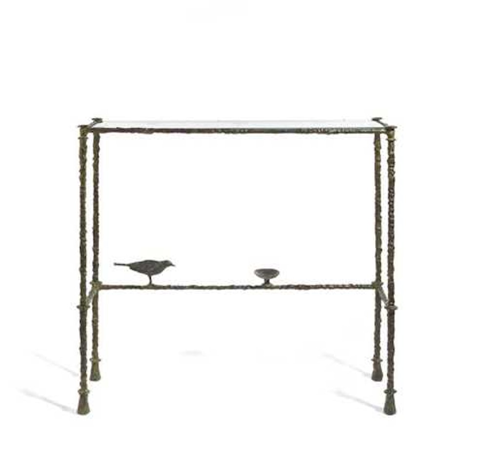 Bird console by Diego Giacometti