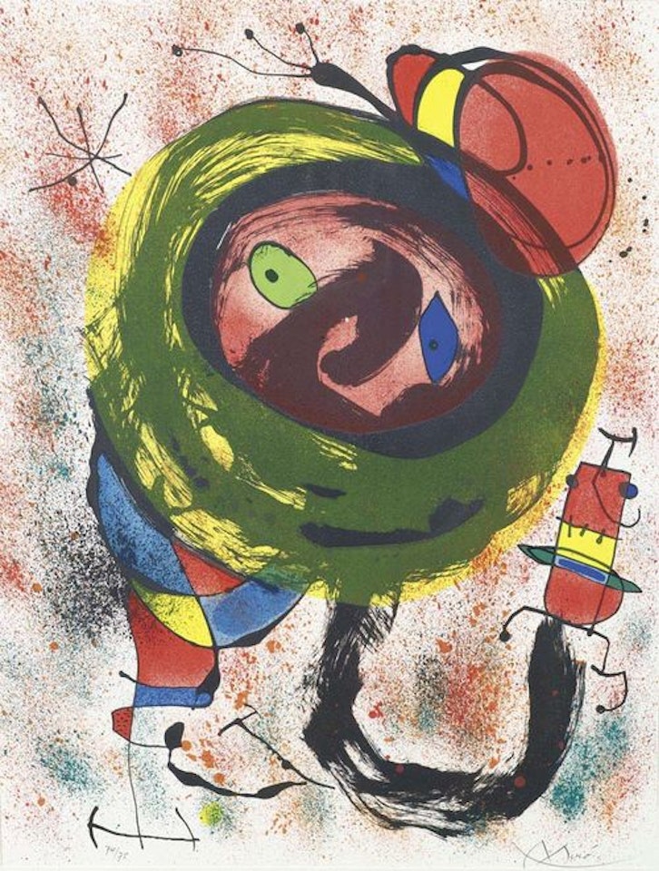 From the folder "Les Voyants" by Joan Miró