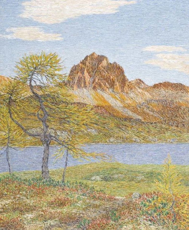 Piz Margna, Engadine by Gottardo Segantini