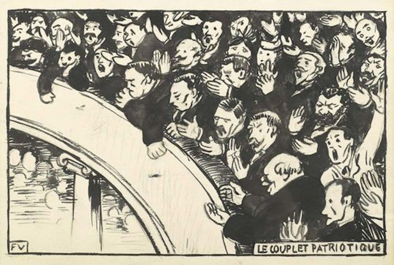 The couplet patriotique by Félix Vallotton