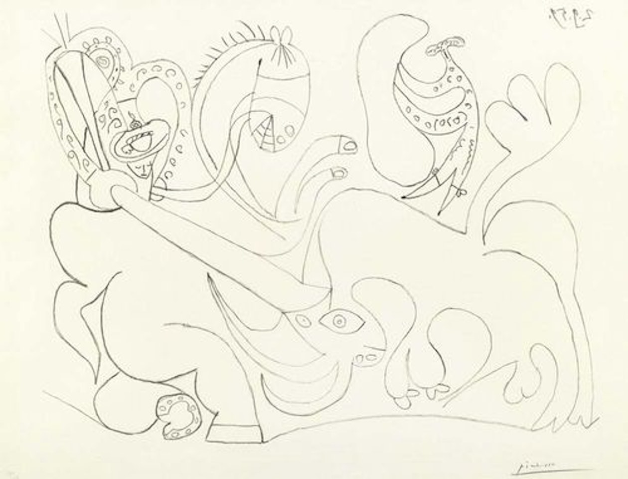 La Pique I by Pablo Picasso