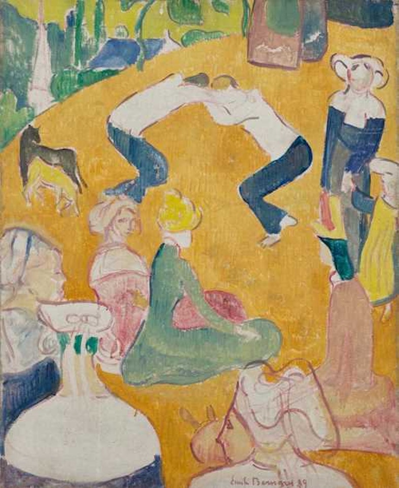 Les lutteurs bretons by Emile Bernard