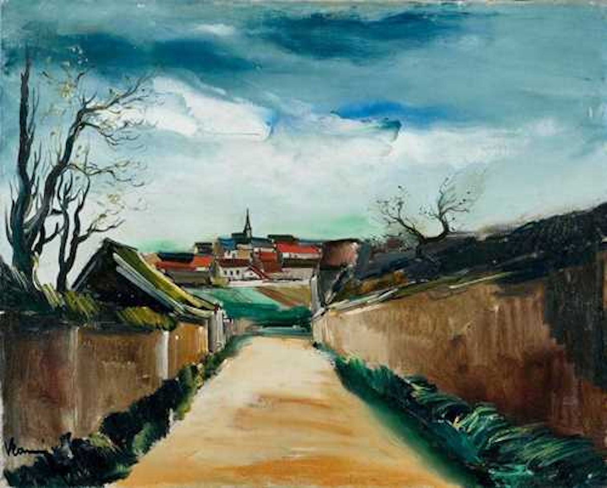 Rue de Village by Maurice de Vlaminck