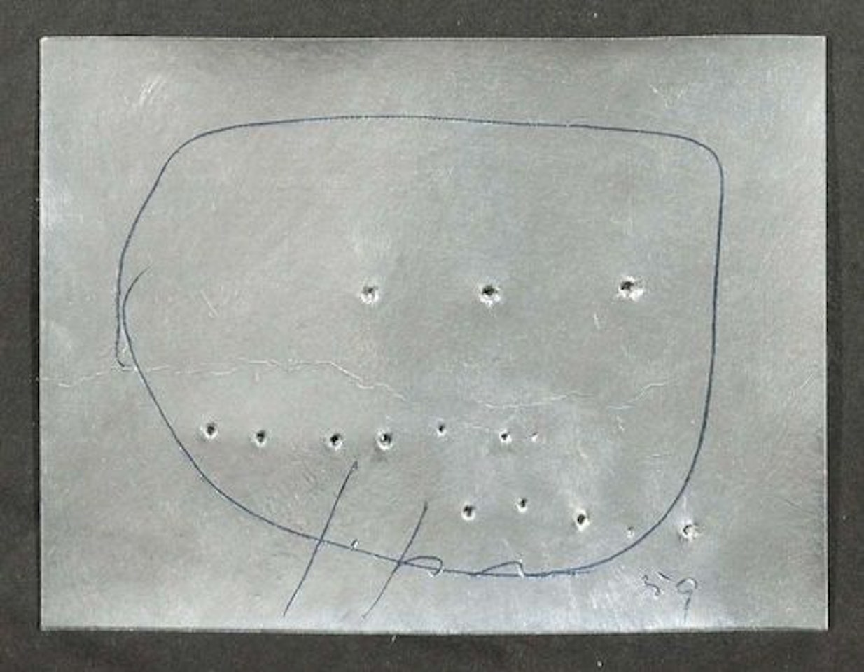 Concetto spaziale by Lucio Fontana