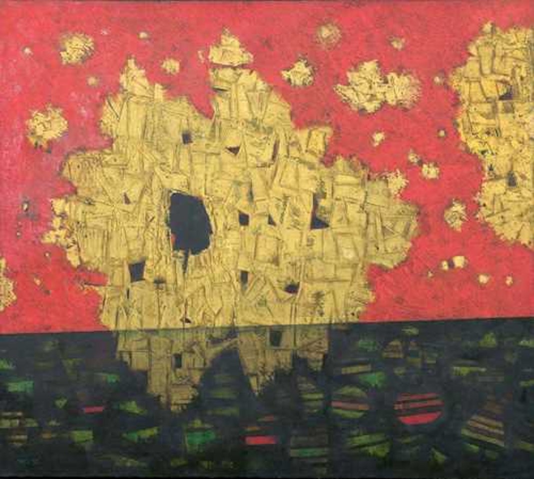 At the red sea by Mordecai Ardon