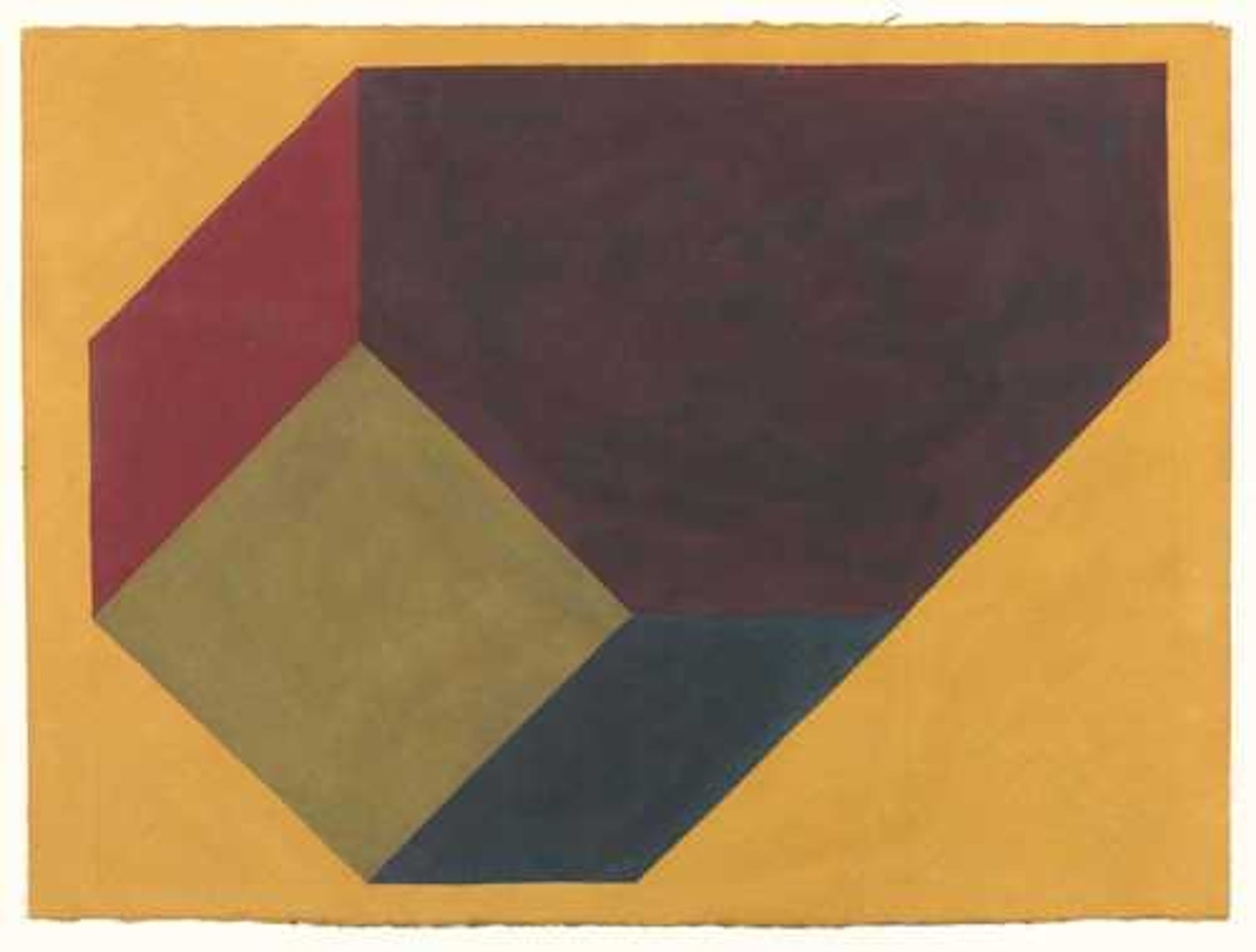 Form derived from a Cubic Rectangle by Sol LeWitt