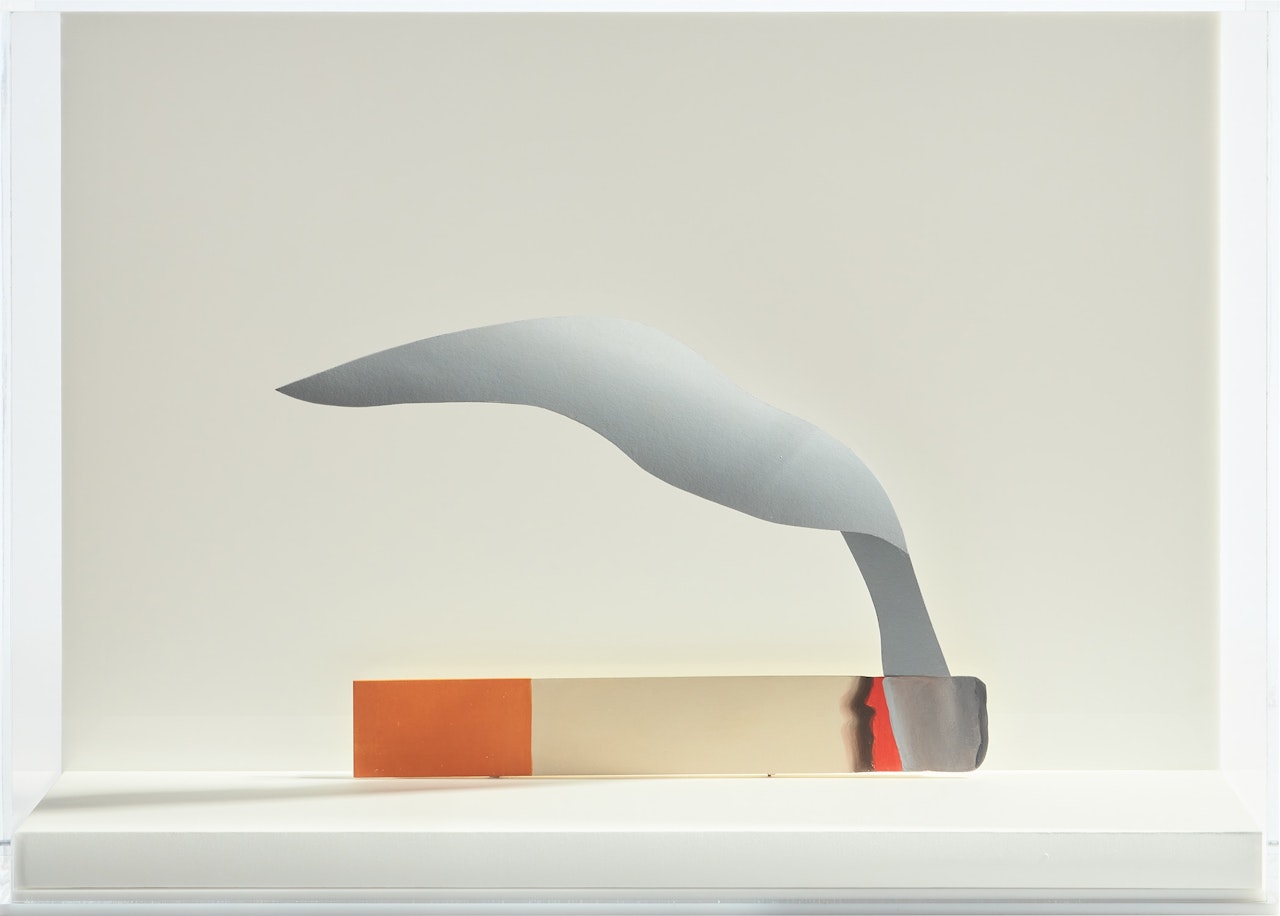 Maquette for Smoking Cigarette (Relief) by Tom Wesselmann