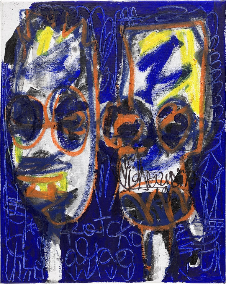 Nouchi Graffiti Series 5 by Aboudia Abdoulaye Diarrassouba