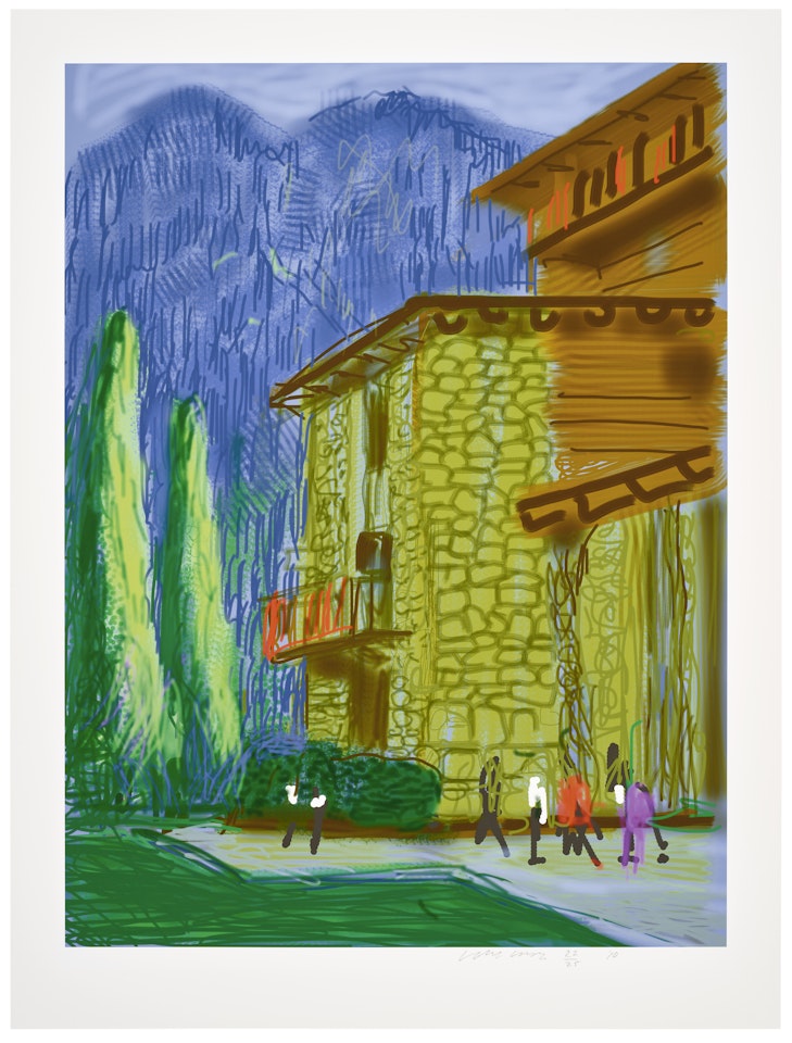 Untitled No. 1, from The Yosemite Suite; Untitled No. 1, from The Yosemite Suite by David Hockney