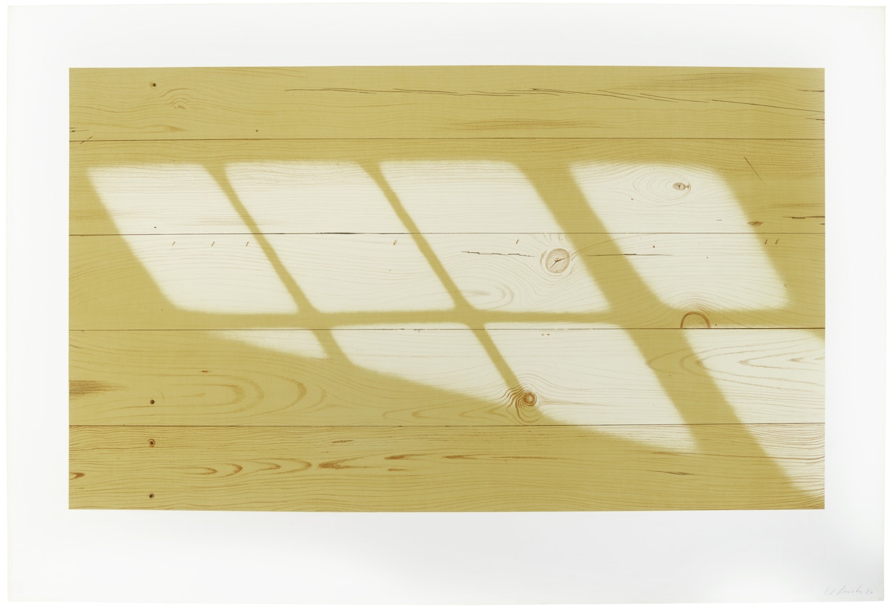Western Horizontal by Ed Ruscha