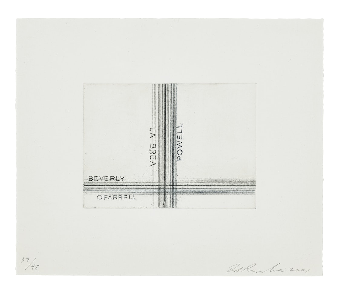 La Brea, Powell, from Los Francisco San Angeles by Ed Ruscha